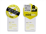 100 x Smartstreets-Minibin™ Pocket Ashtray